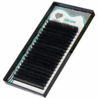 Ресницы черные Lovely "Silicon" 20 линий (0,10, 11 мм, изгиб C)