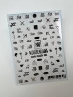 Наклейки для ногтей NOGTEMODA COMBI METALLIC 049