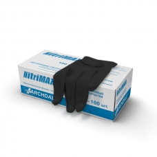Перчатки Nitrile черные р.S 50 пар/уп