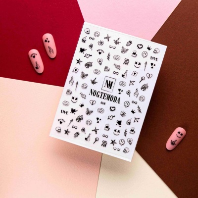 Наклейки для ногтей NOGTEMODA 068